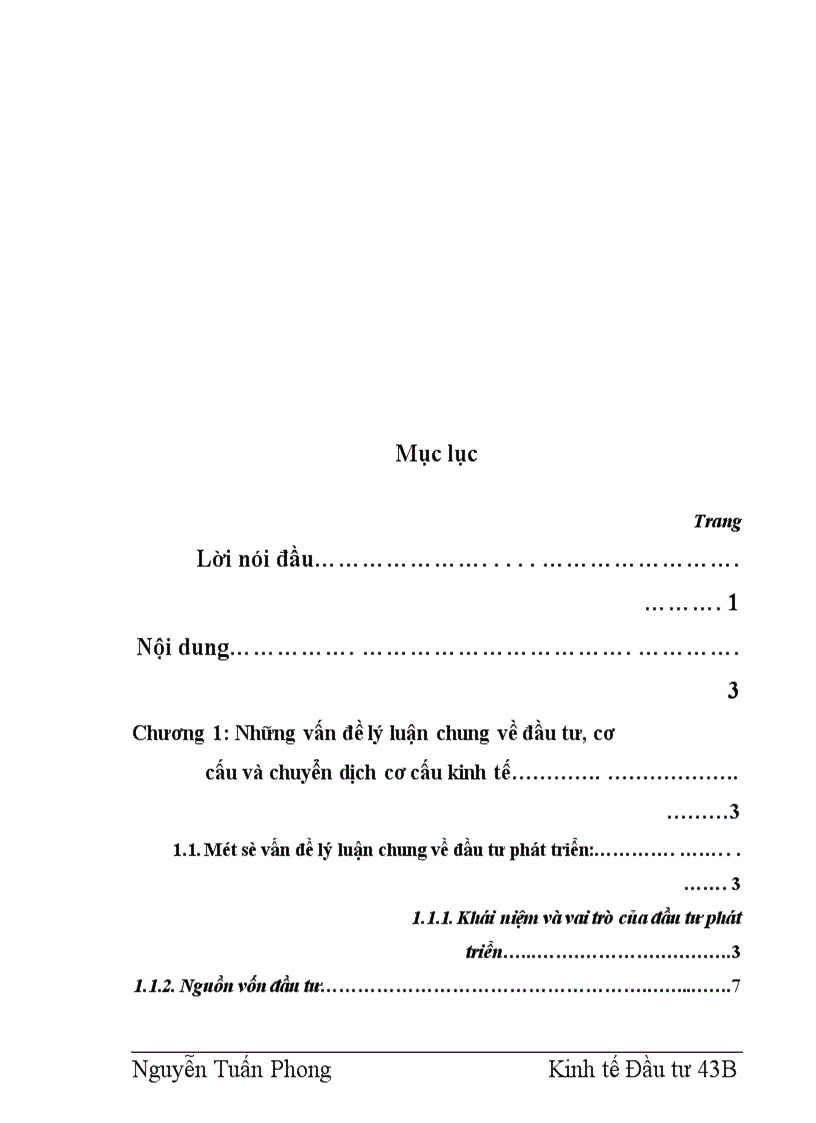 image for page Tác động của đầu tư tới chuyển dịch cơ cấu kinh tế ở Hải Dương 1