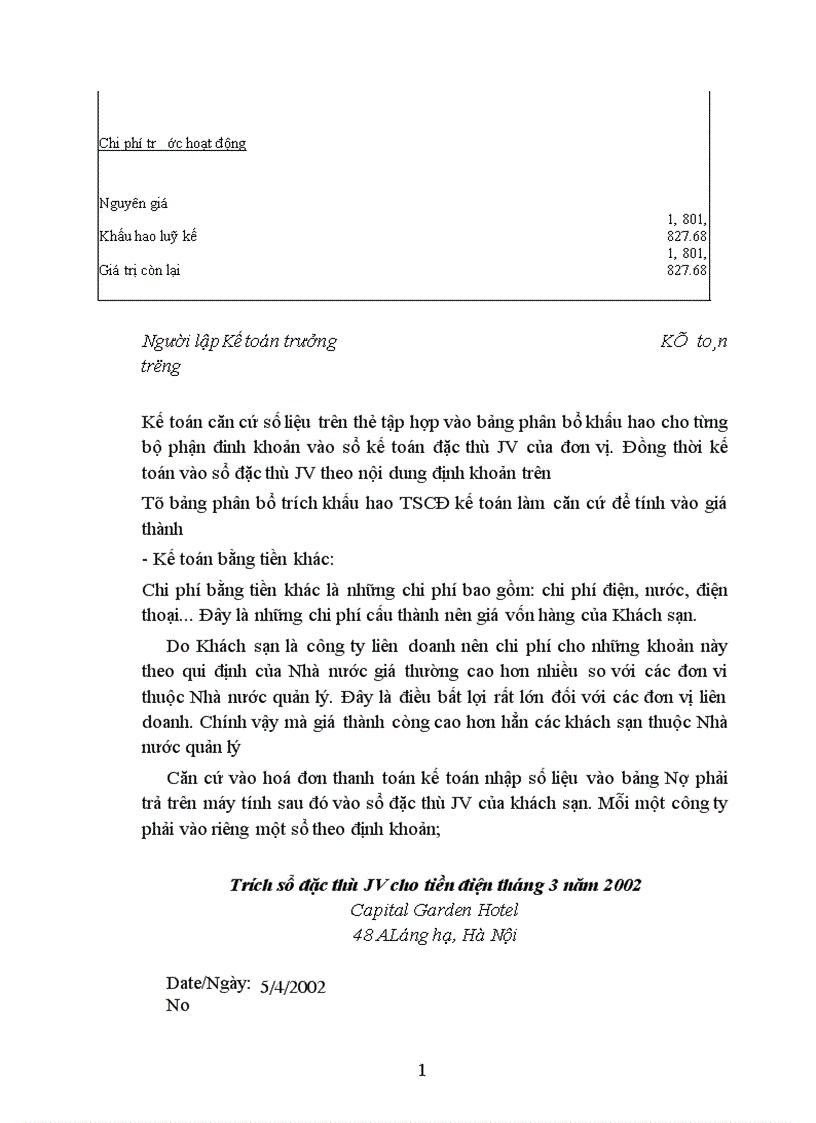 image for page Kế toán tập hợp chi phí sản xuất và tính giá thành sản phẩm tại Công ty liên doanh Khách sạn Vườn Bắc Thủ đô 1