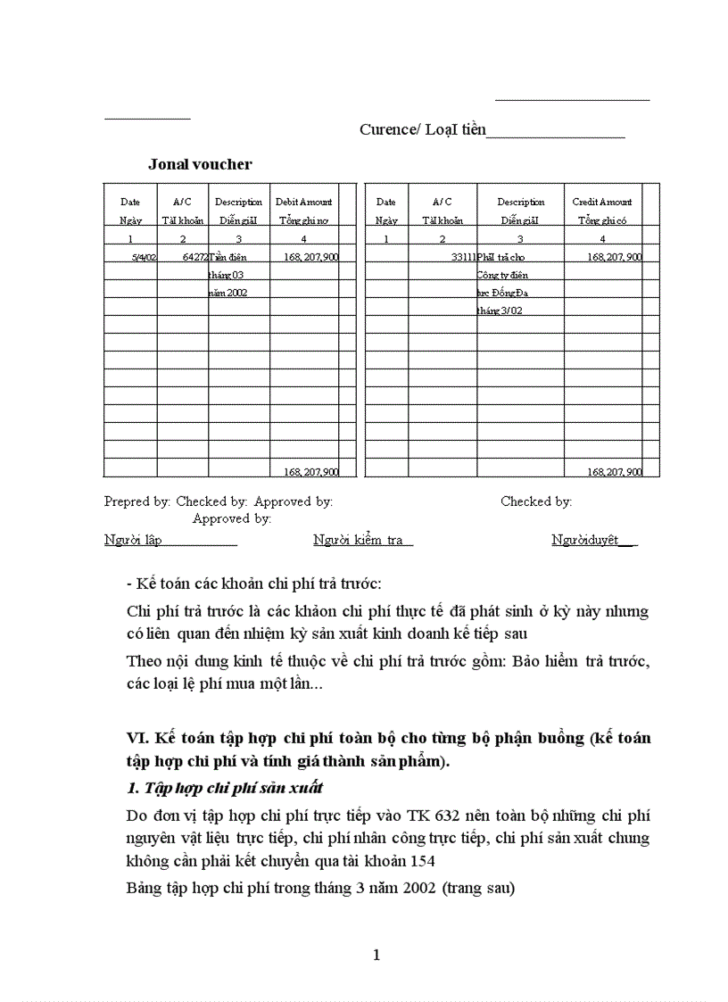 image for page Kế toán tập hợp chi phí sản xuất và tính giá thành sản phẩm tại Công ty liên doanh Khách sạn Vườn Bắc Thủ đô 1