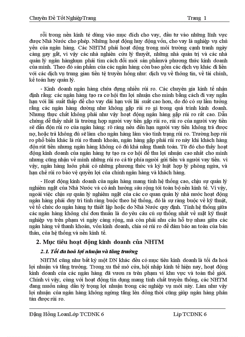 image for page Một số giải pháp chủ yếu nhằm tăng lợi nhuận tại SGD Ngân hàng ngoại thương Việt Nam 1