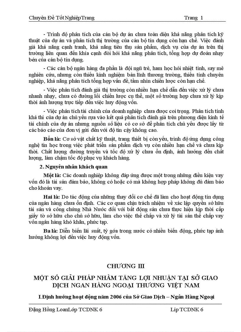 image for page Một số giải pháp chủ yếu nhằm tăng lợi nhuận tại SGD Ngân hàng ngoại thương Việt Nam 1