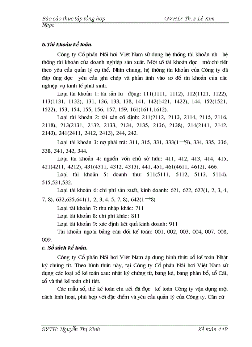 image for page Khái quát chung về công tác kế toán tại Công ty Cổ phần Nồi hơi Việt Nam 1