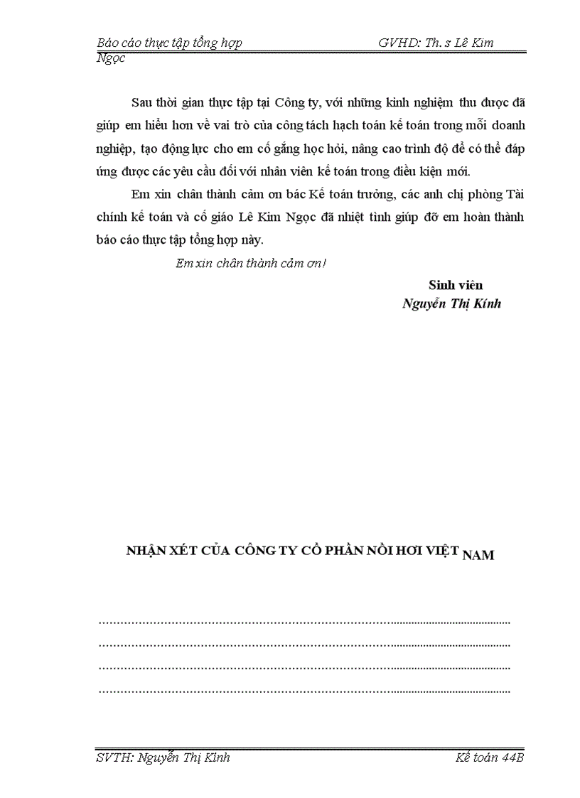 image for page Khái quát chung về công tác kế toán tại Công ty Cổ phần Nồi hơi Việt Nam 1