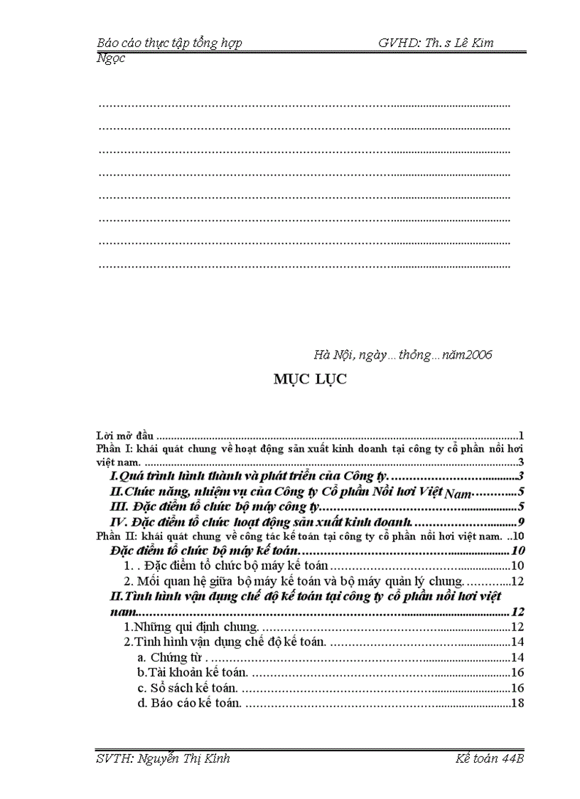 image for page Khái quát chung về công tác kế toán tại Công ty Cổ phần Nồi hơi Việt Nam 1