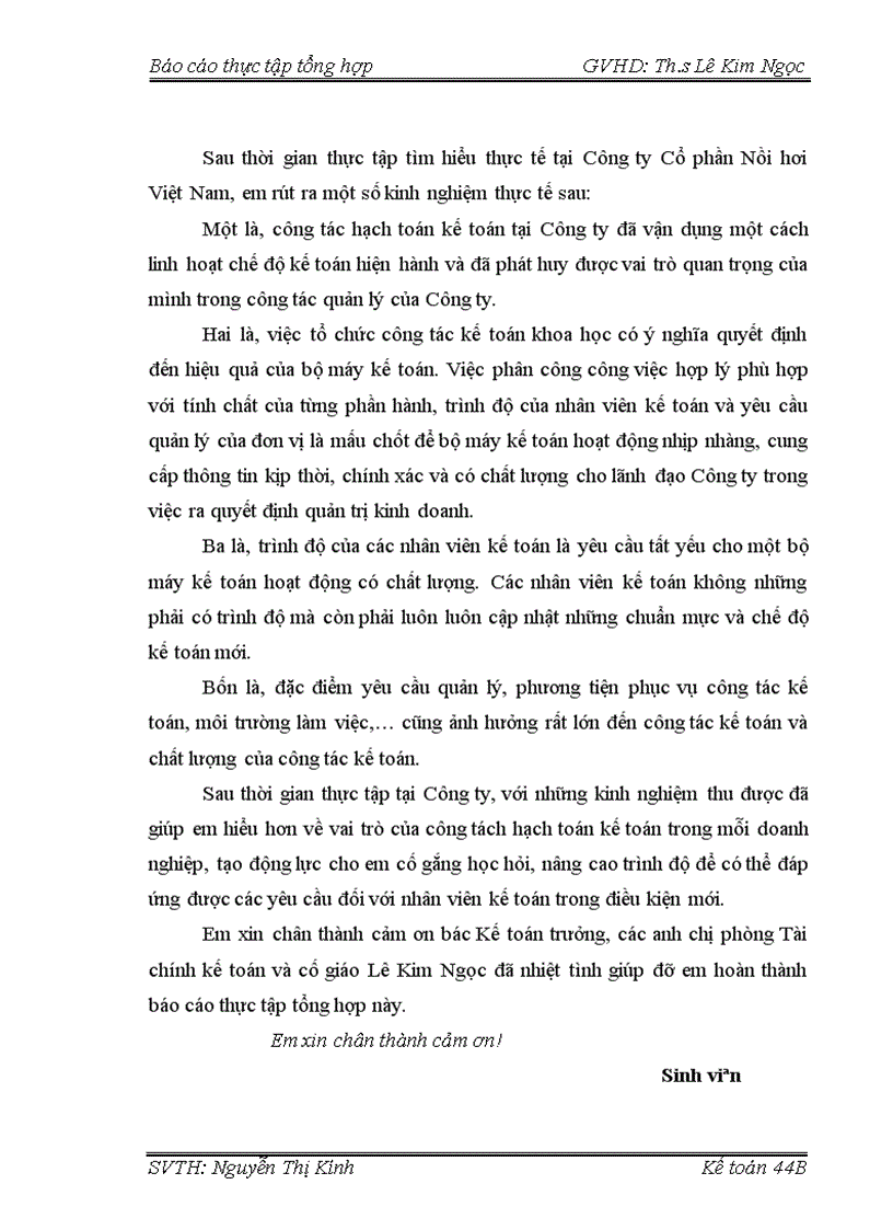 image for page Khái quát chung về công tác kế toán tại Công ty Cổ phần Nồi hơi Việt Nam 1