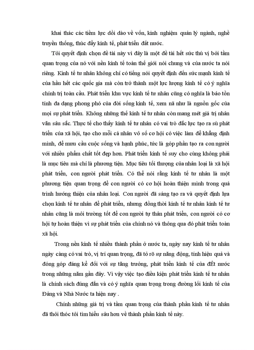 image for page Những vấn đề lý luận về kinh tế tư nhân và vai trò của kinh tế tư nhân ở nước ta
