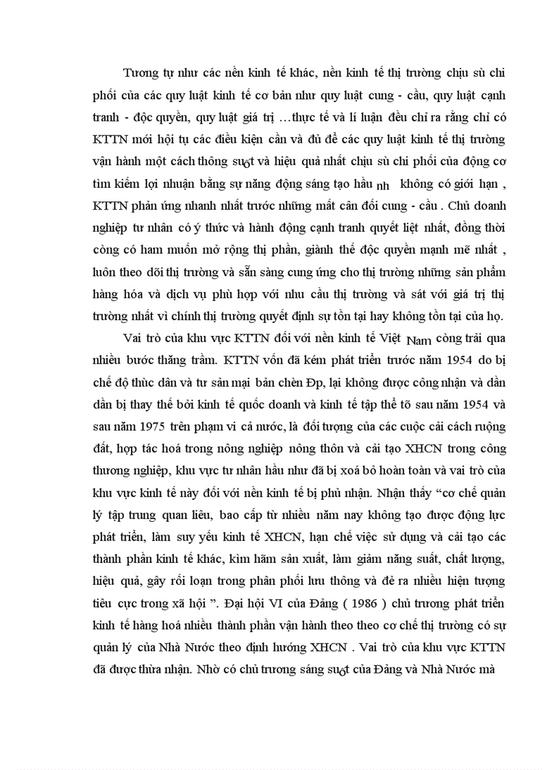 image for page Những vấn đề lý luận về kinh tế tư nhân và vai trò của kinh tế tư nhân ở nước ta