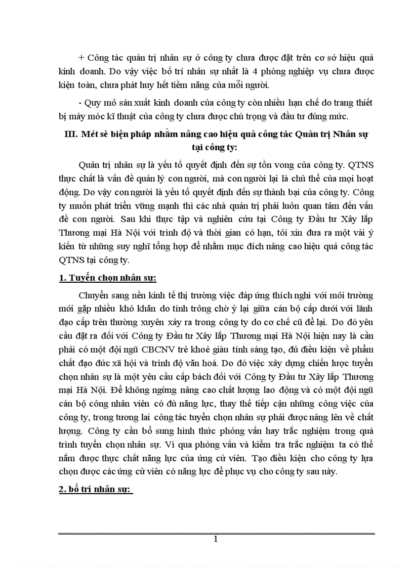 image for page Một số biện pháp nhằm nâng cao công tác QTNS tại Công ty Đầu tư Xây lắp Thương mại Hà Nội 1