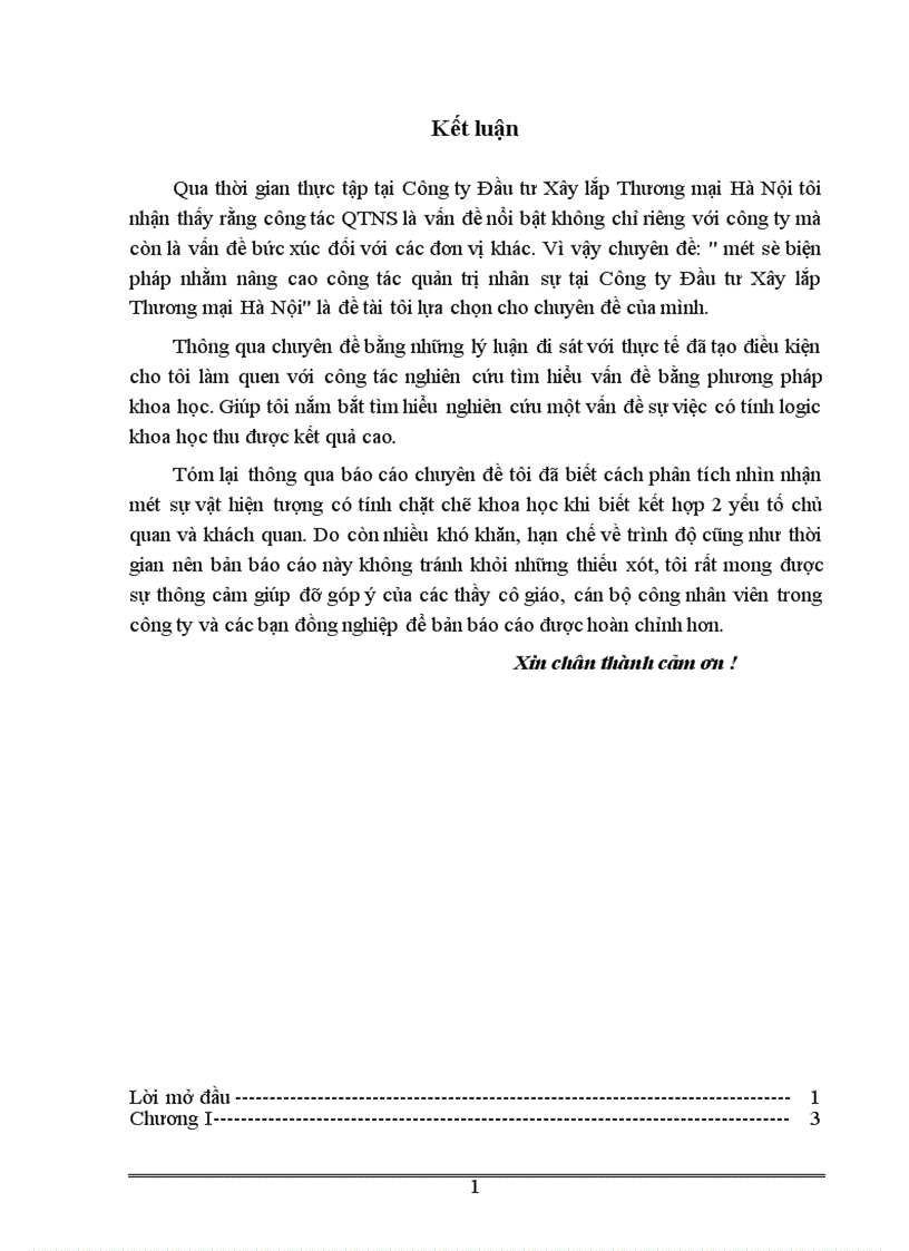 image for page Một số biện pháp nhằm nâng cao công tác QTNS tại Công ty Đầu tư Xây lắp Thương mại Hà Nội 1