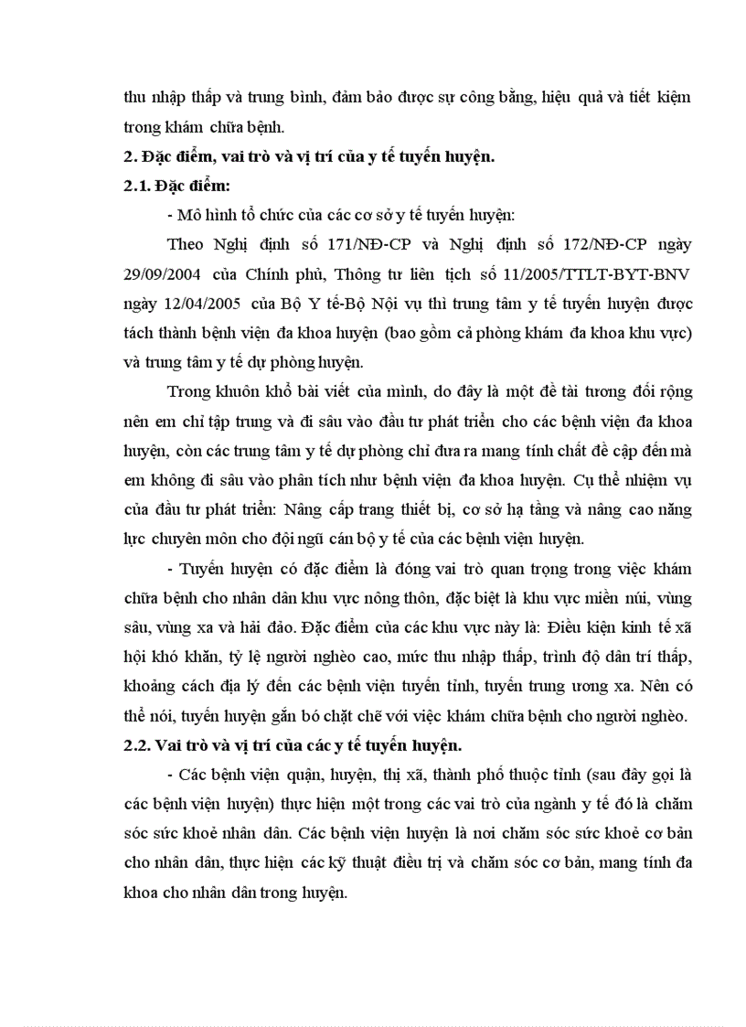 image for page Đầu tư phát triển cho mạng lưới y tế tuyến huyện bằng nguồn Ngân sách nhà nước ở Việt Nam 1