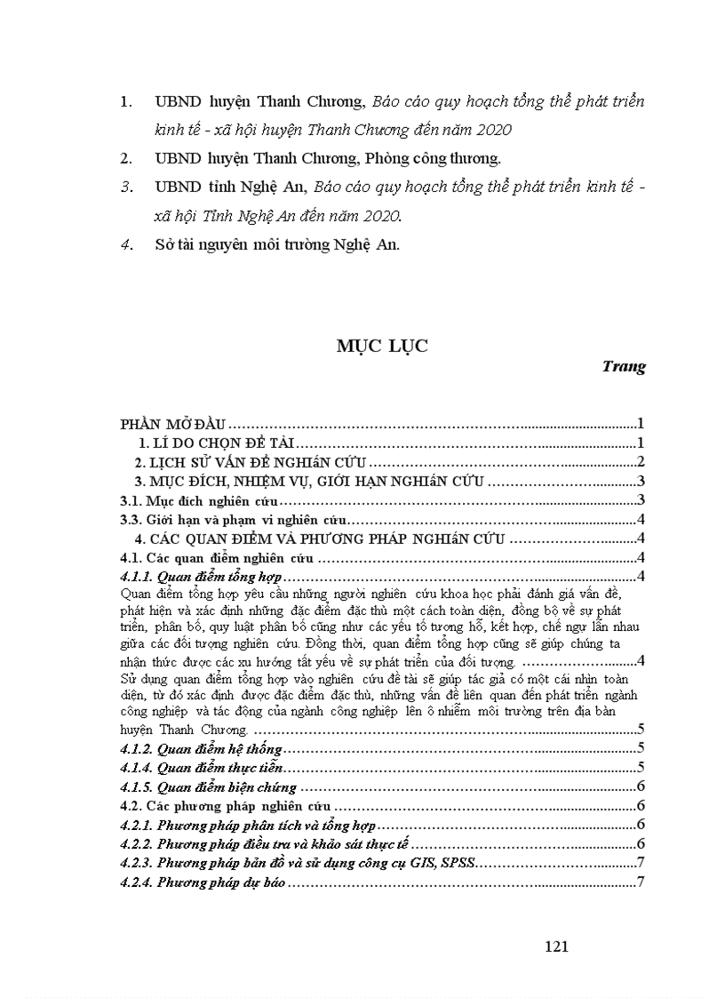 image for page Phát triển công nghiệp và tác động của nó lên ô nhiễm môi trường ở huyện Thanh Chương tỉnh Nghệ An 1