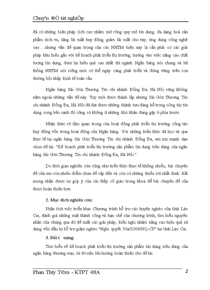 image for page Kế hoạch phát triển thị trường sản phẩm tín dụng tiêu dùng của ngân hàng Sài Gòn Thương Tín chi nhánh Đống Đa Hà Nội 1