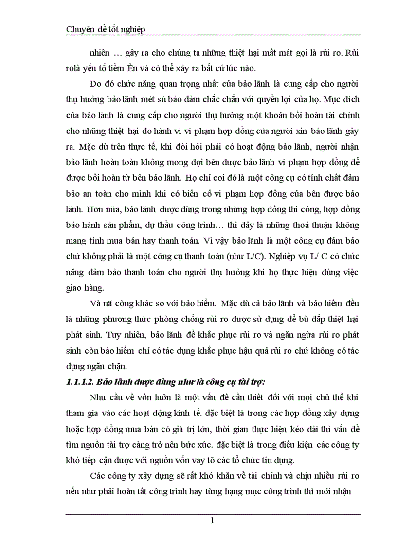 image for page Một số giải pháp nhằm hoàn thiện nghiệp vụ bảo lãnh tại Ngân hàng Công thương Cầu Giấy 1