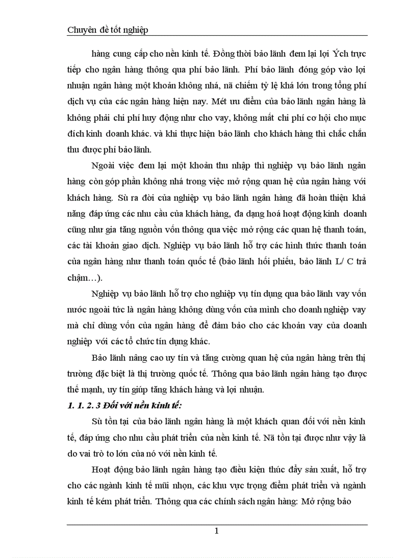 image for page Một số giải pháp nhằm hoàn thiện nghiệp vụ bảo lãnh tại Ngân hàng Công thương Cầu Giấy 1