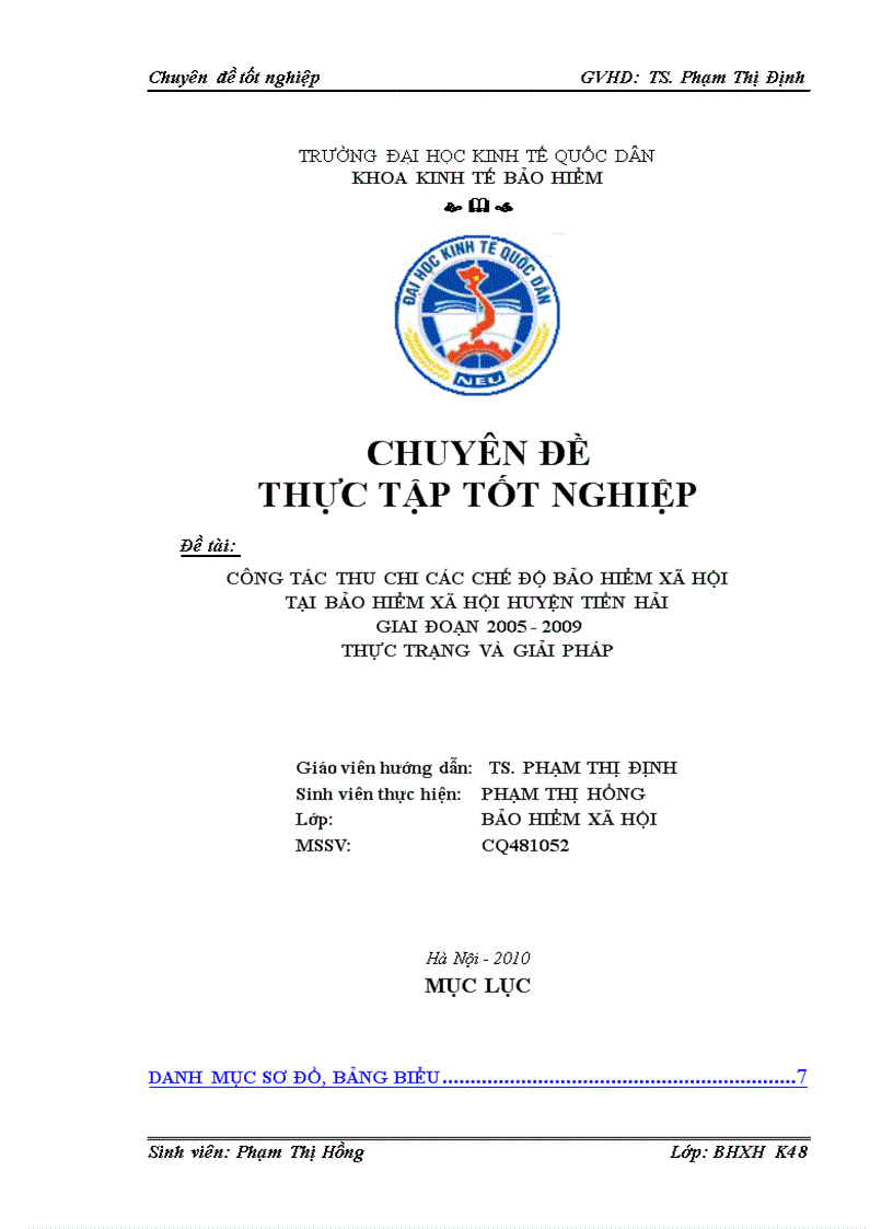 image for page Công tác thu chi các chế độ bảo hiểm xã hội tại bảo hiểm xã hội huyện tiền hải giai đoạn 2005 2009 thực trạng và giải pháp