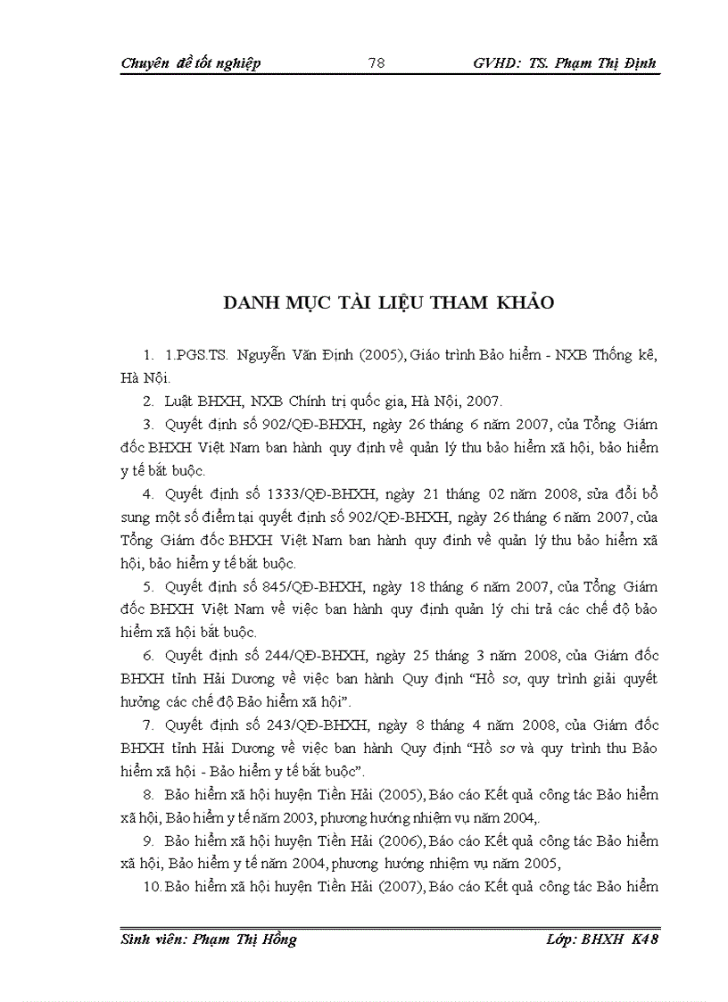 image for page Công tác thu chi các chế độ bảo hiểm xã hội tại bảo hiểm xã hội huyện tiền hải giai đoạn 2005 2009 thực trạng và giải pháp
