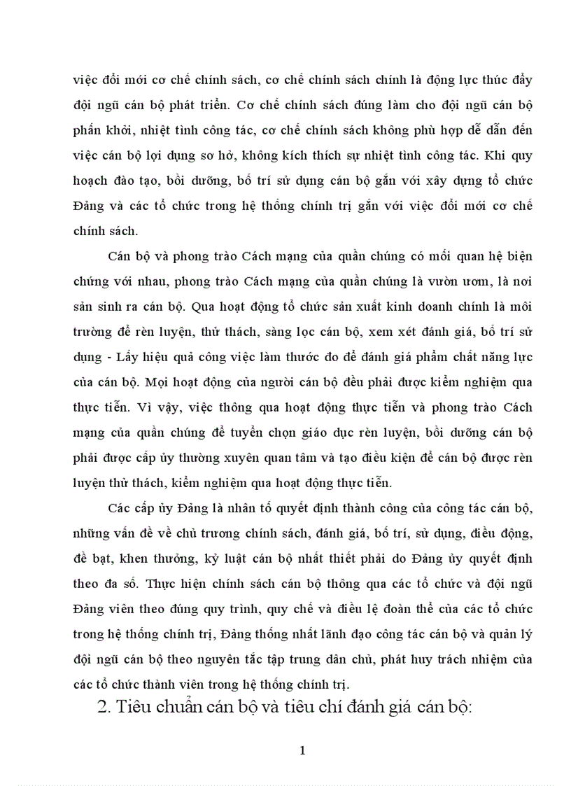 image for page Thực trạng cán bộ và công tác cán bộ ở Công ty Thương mại Khách sạn Đống Đa 1