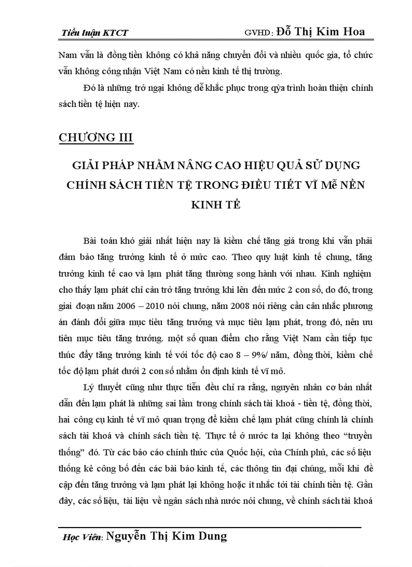 image for page Nâng cao hiệu quả sử dụng chính sách tiền tệ trong điều tiết vĩ mô nền kinh tế