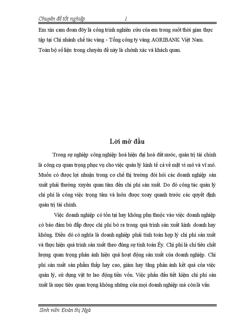 image for page Giải pháp nhằm nâng cao hiệu quả công tác quản lý chi phí sản xuất sản xuất tại Chi nhánh chế tác vàng Tổng công ty vàng AGRIBANK Việt Nam 1