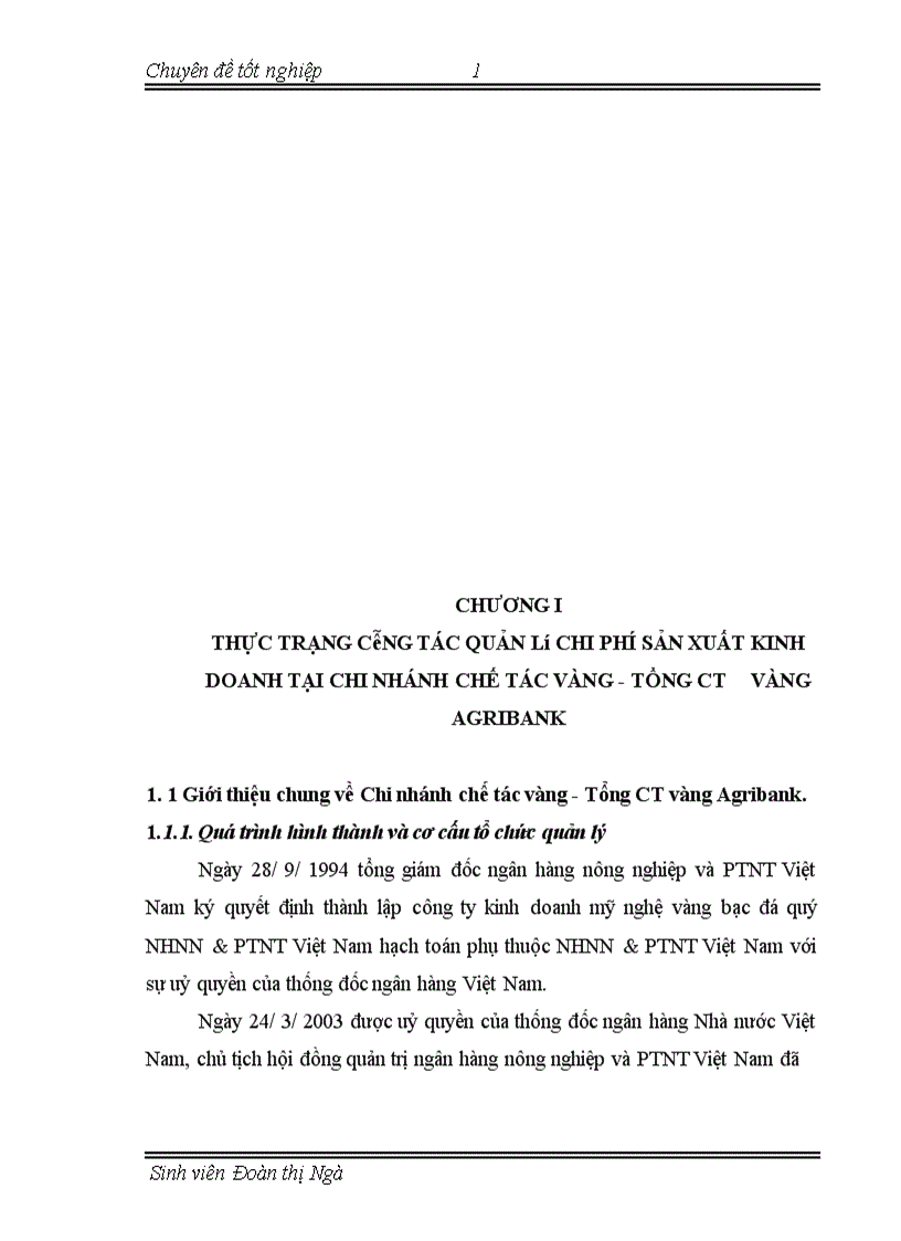 image for page Giải pháp nhằm nâng cao hiệu quả công tác quản lý chi phí sản xuất sản xuất tại Chi nhánh chế tác vàng Tổng công ty vàng AGRIBANK Việt Nam 1