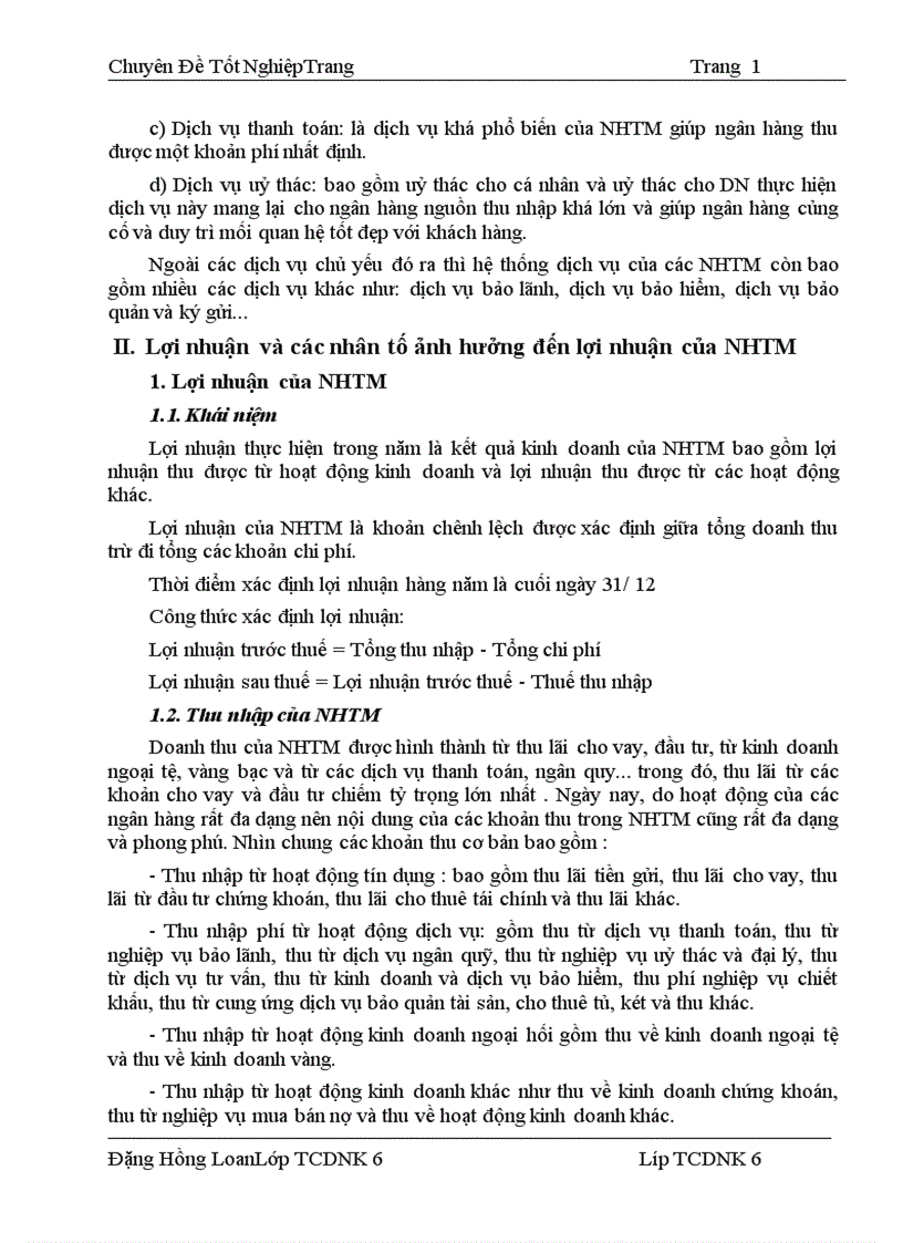 image for page Một số giải pháp chủ yếu nhằm tăng lợi nhuận tại SGD Ngân hàng ngoại thương Việt Nam 1