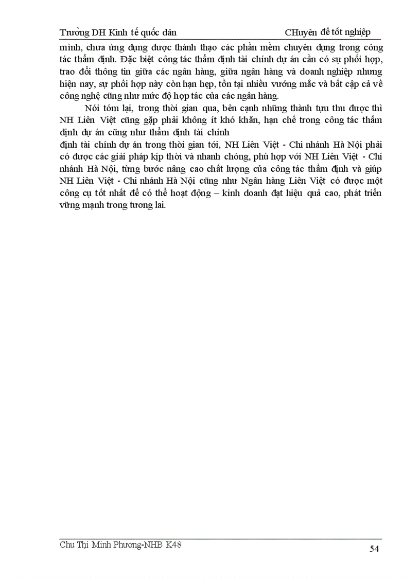 image for page Thẩm định tài chính dự án đầu tư tại các NHTM