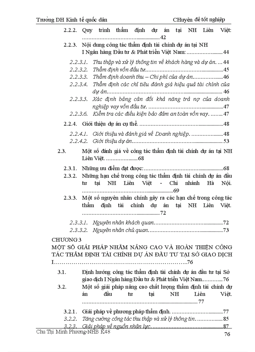 image for page Thẩm định tài chính dự án đầu tư tại các NHTM