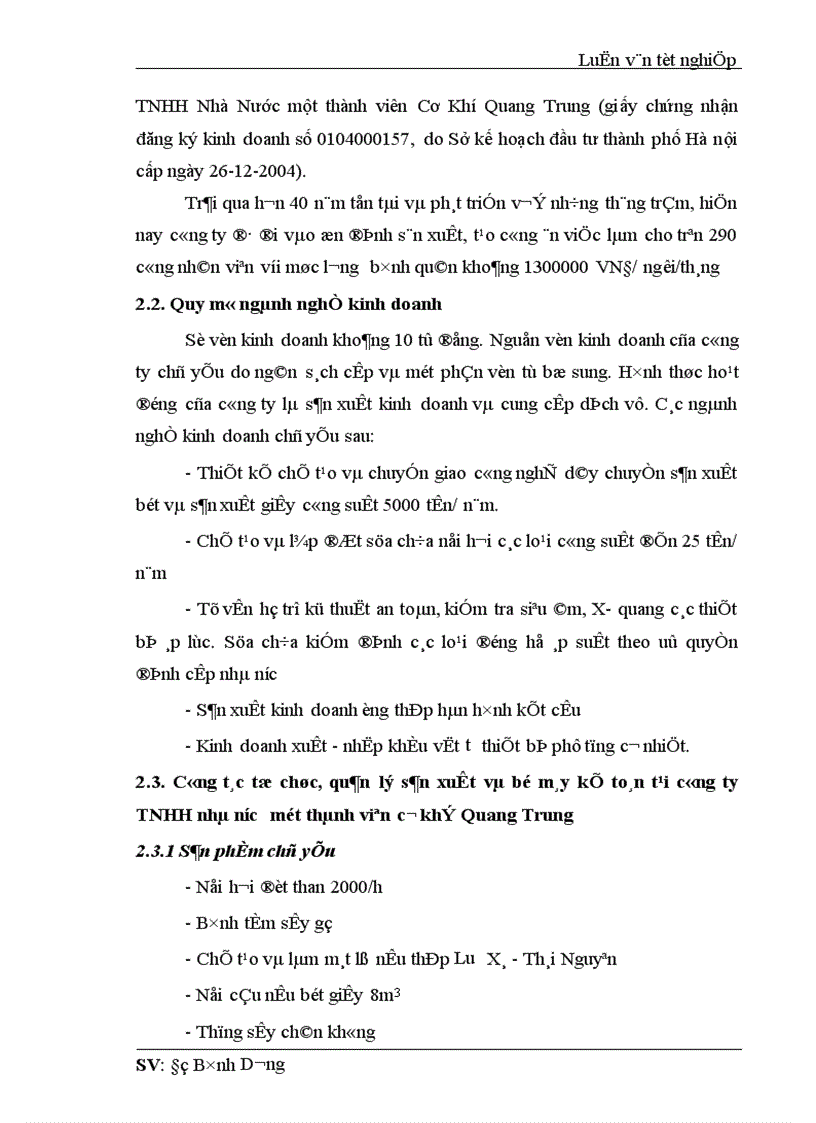 image for page Kế toán thành phẩm tiêu thụ thành phẩm và xác định kết quả tiêu thụ tại công ty TNHH Nhà nước một thành viên cơ khí Quang Trung 1