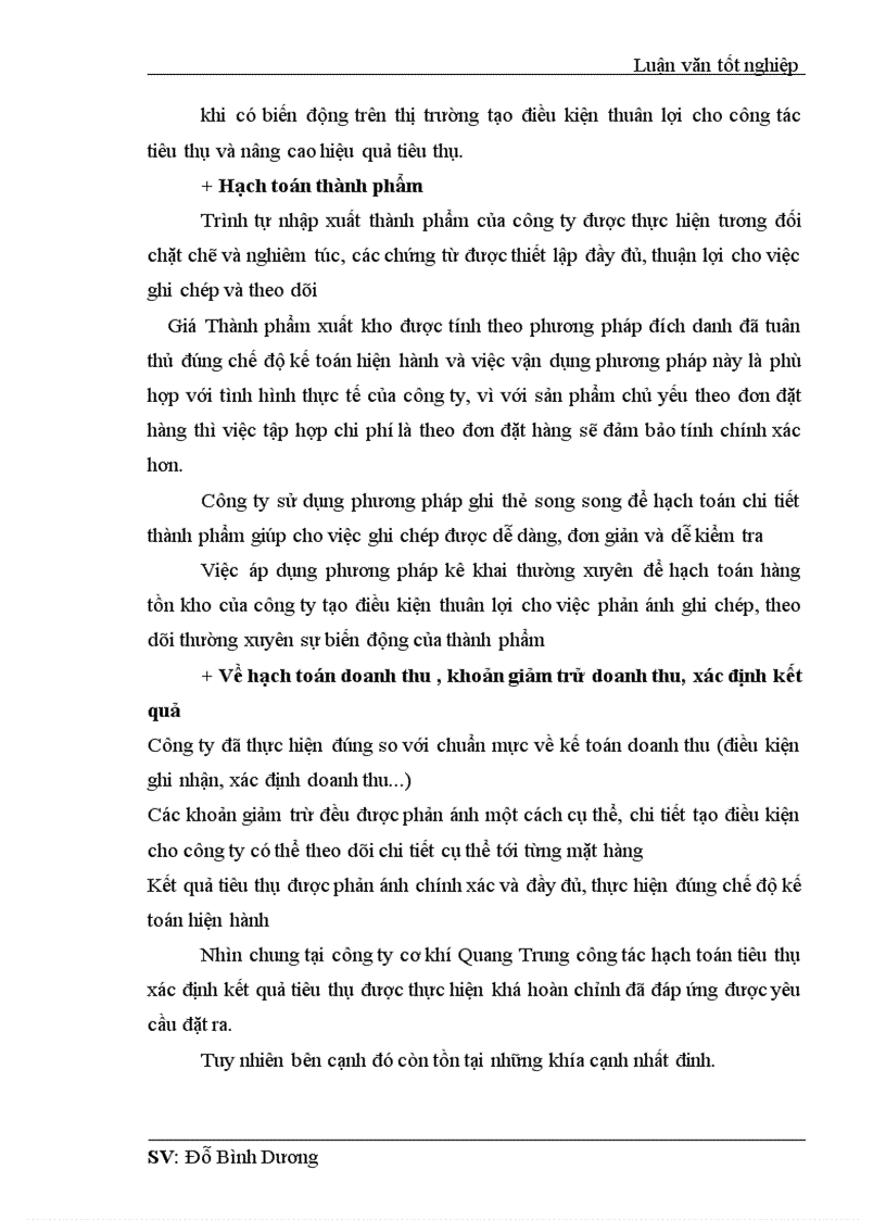 image for page Kế toán thành phẩm tiêu thụ thành phẩm và xác định kết quả tiêu thụ tại công ty TNHH Nhà nước một thành viên cơ khí Quang Trung 1