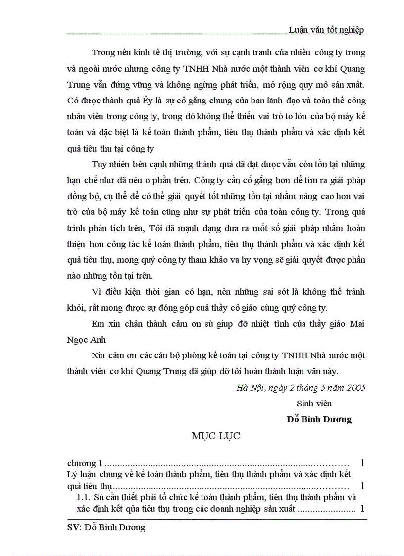 image for page Kế toán thành phẩm tiêu thụ thành phẩm và xác định kết quả tiêu thụ tại công ty TNHH Nhà nước một thành viên cơ khí Quang Trung 1