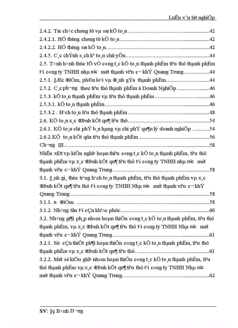 image for page Kế toán thành phẩm tiêu thụ thành phẩm và xác định kết quả tiêu thụ tại công ty TNHH Nhà nước một thành viên cơ khí Quang Trung 1