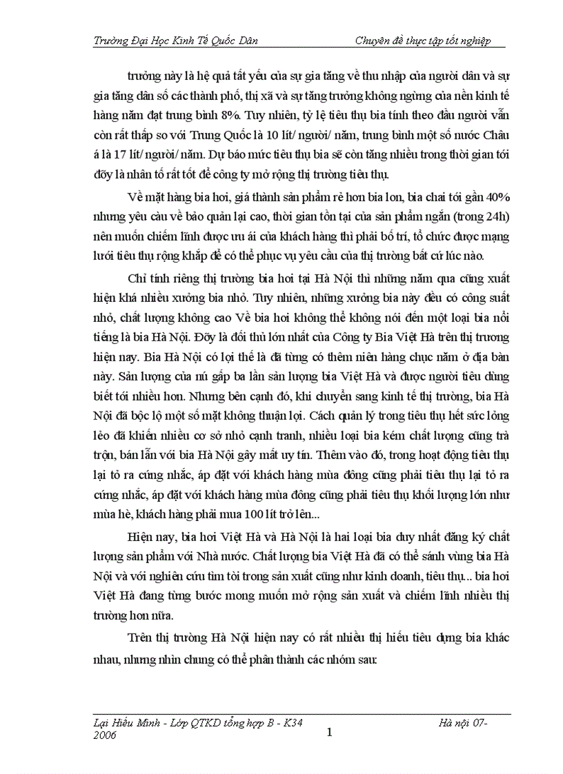 image for page Một số giải pháp thúc đẩy hoạt động tiêu thụ sản phẩm bia hơi tại Công ty sản xuất kinh doanh đầu tư và dịch vụ Việt Hà 1