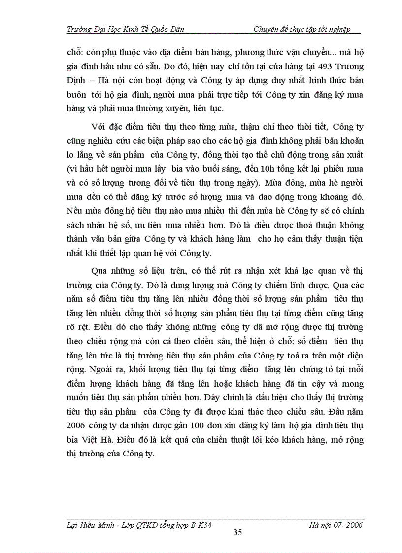 image for page Một số giải pháp thúc đẩy hoạt động tiêu thụ sản phẩm bia hơi tại Công ty sản xuất kinh doanh đầu tư và dịch vụ Việt Hà 1