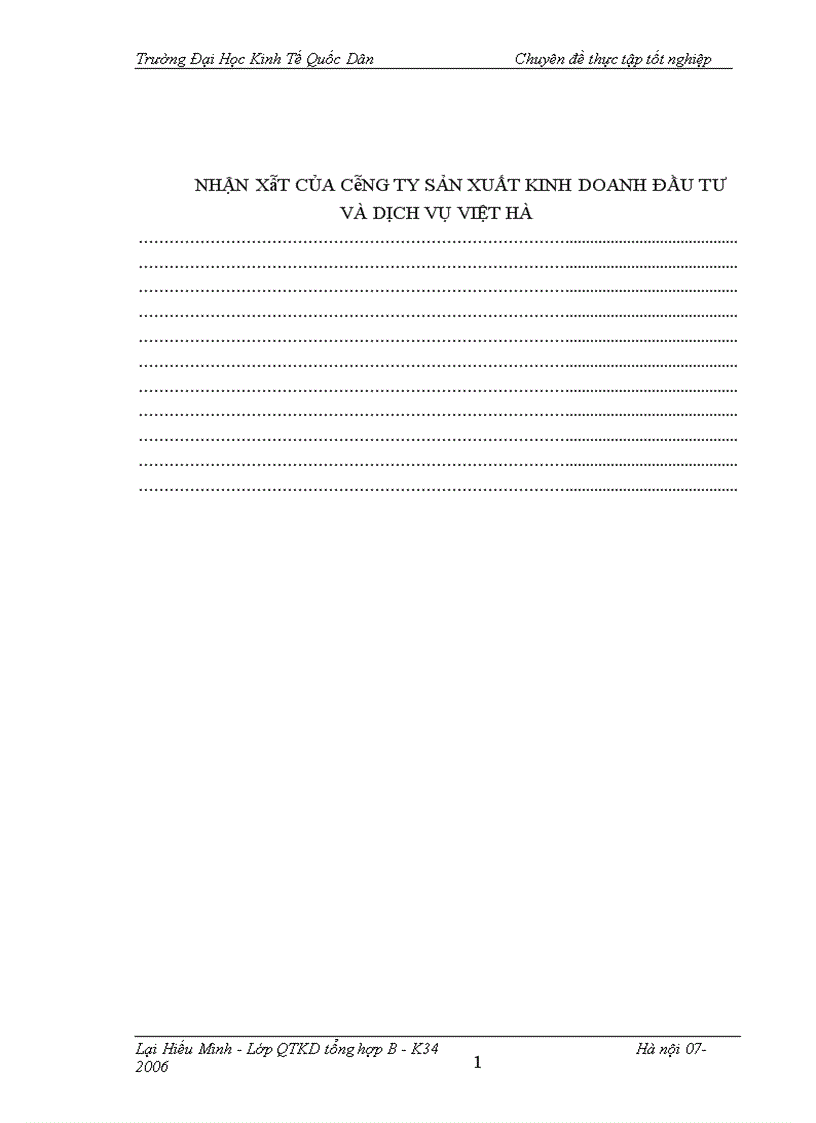 image for page Một số giải pháp thúc đẩy hoạt động tiêu thụ sản phẩm bia hơi tại Công ty sản xuất kinh doanh đầu tư và dịch vụ Việt Hà 1