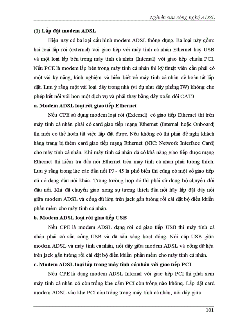 image for page Nghiên cứu công nghệ ADSL