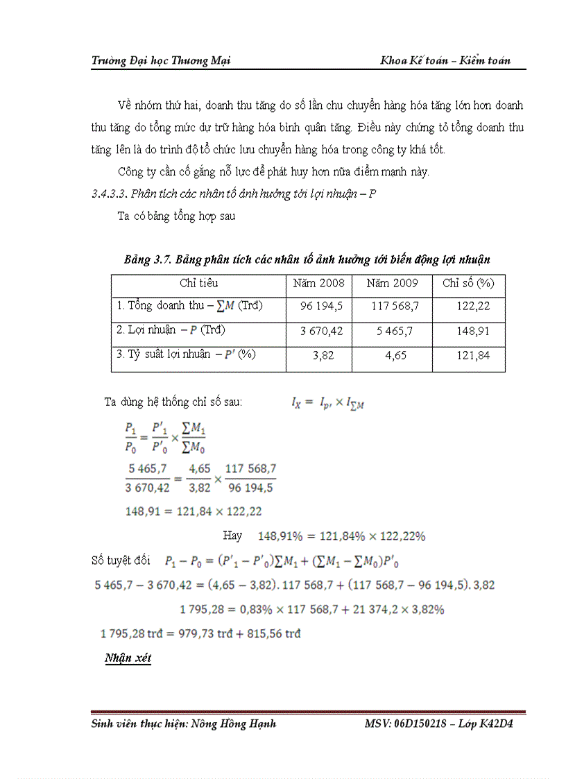 image for page Phân tích thống kê kết quả kinh doanh của Công ty cổ phần Thành Đô 1