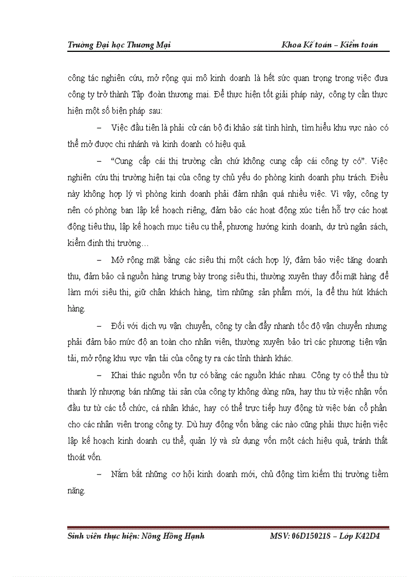image for page Phân tích thống kê kết quả kinh doanh của Công ty cổ phần Thành Đô 1