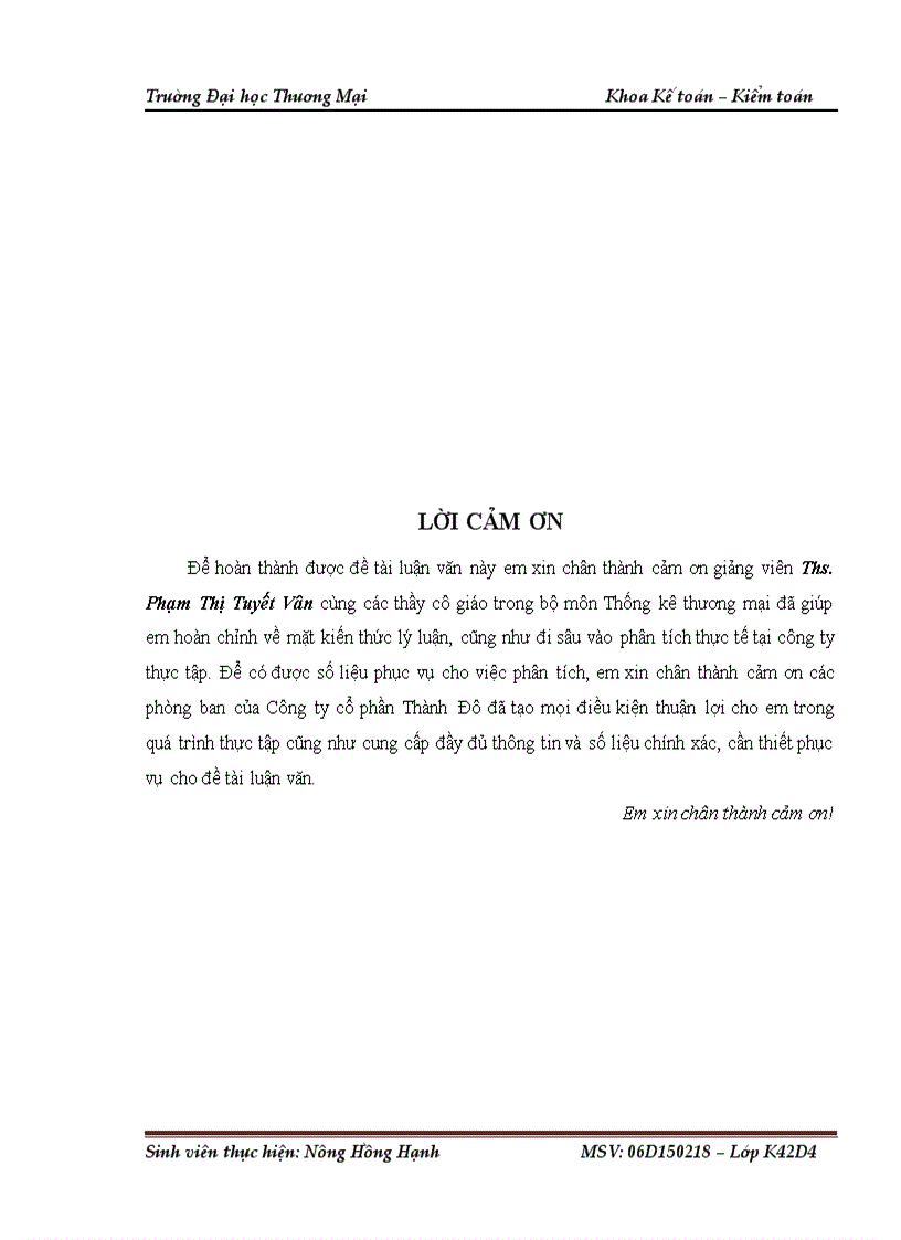 image for page Phân tích thống kê kết quả kinh doanh của Công ty cổ phần Thành Đô 1