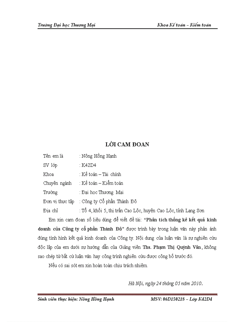 image for page Phân tích thống kê kết quả kinh doanh của Công ty cổ phần Thành Đô 1