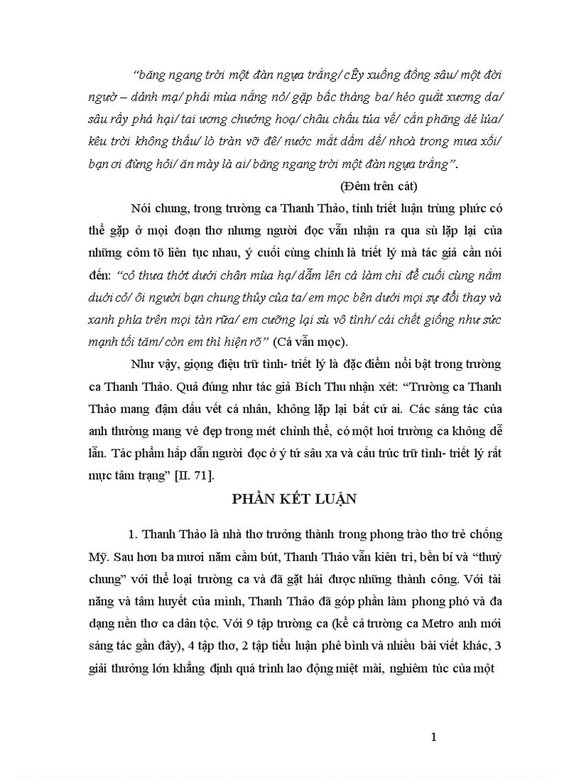 image for page Những chủ đề triết luận trong trường ca Thanh Thảo 1