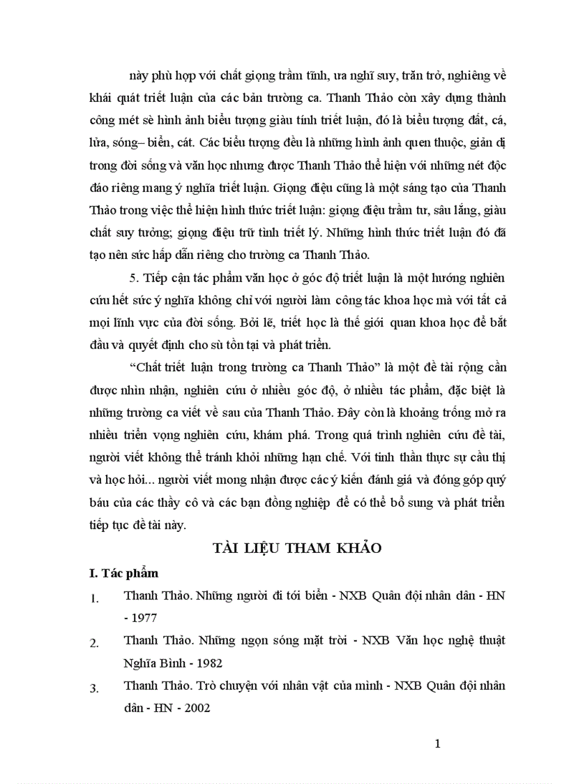 image for page Những chủ đề triết luận trong trường ca Thanh Thảo 1