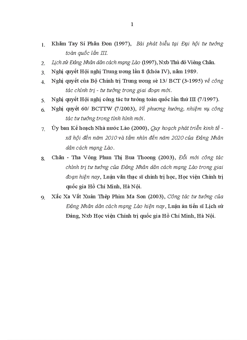 image for page Đảng Nhân dân cách mạng Lào lãnh đạo công tác tư tưởng trong thời kỳ 1986 2001 1