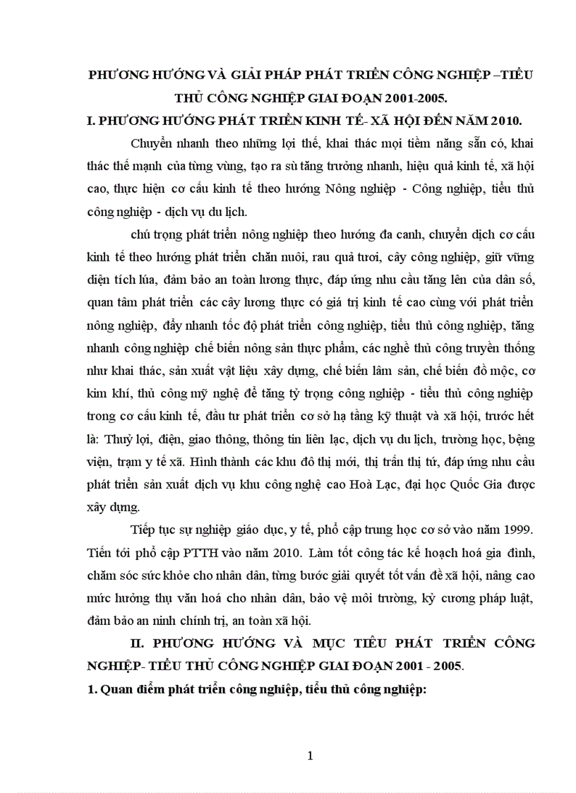 image for page Phương hướng và giải pháp phát triển công nghiệp tiểu thủ công nghiệp của huyện Thạch Thất tỉnh Hà Tây giai đoạn 2001 2005