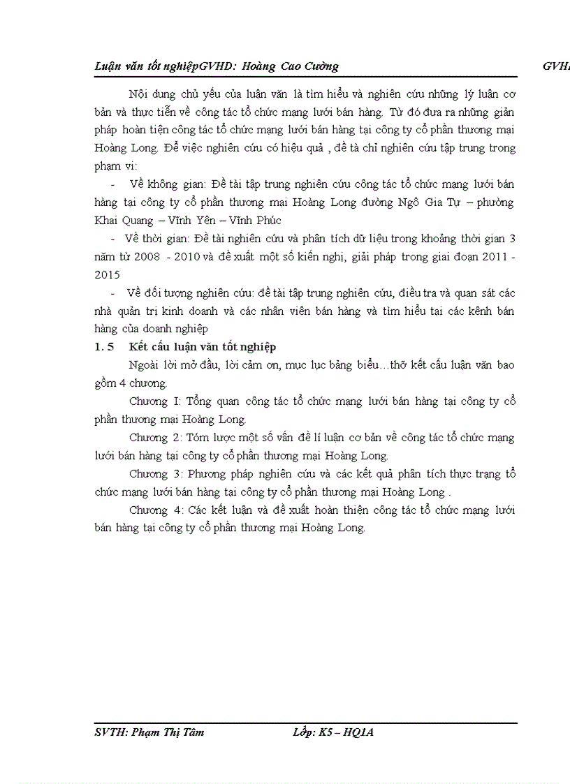 image for page Hoàn thiện công tác tổ chức mạng lưới bán hàng tại công ty cổ phần thương mại Hoàng Long 1