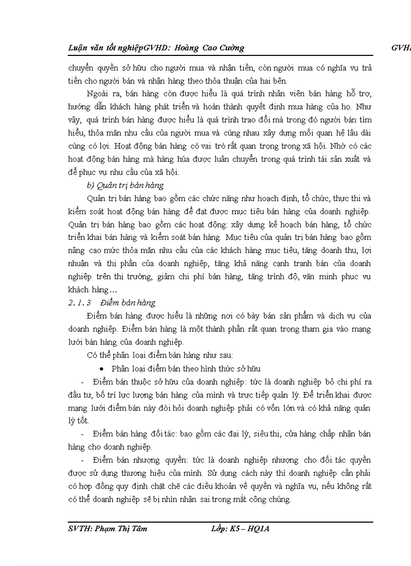 image for page Hoàn thiện công tác tổ chức mạng lưới bán hàng tại công ty cổ phần thương mại Hoàng Long 1