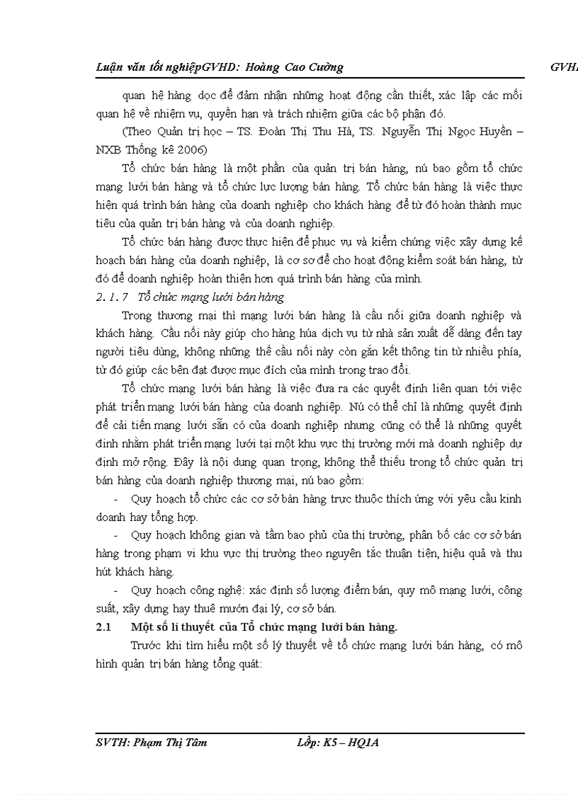 image for page Hoàn thiện công tác tổ chức mạng lưới bán hàng tại công ty cổ phần thương mại Hoàng Long 1