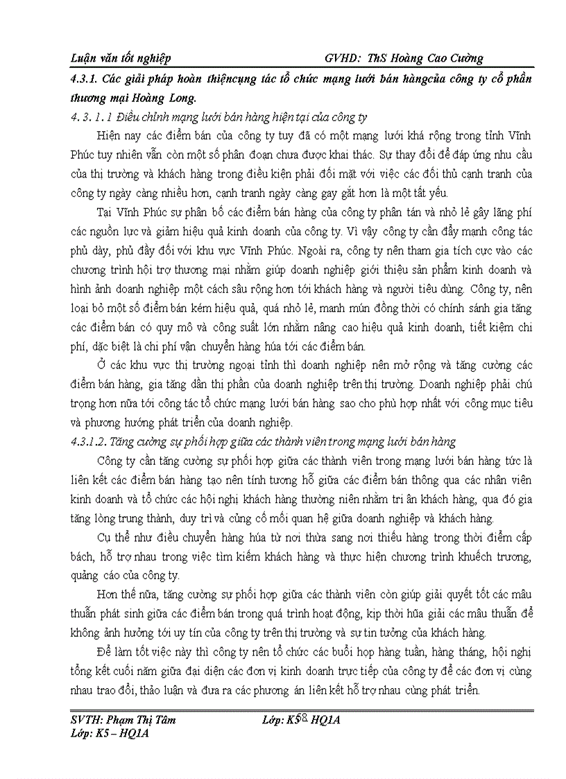 image for page Hoàn thiện công tác tổ chức mạng lưới bán hàng tại công ty cổ phần thương mại Hoàng Long 1
