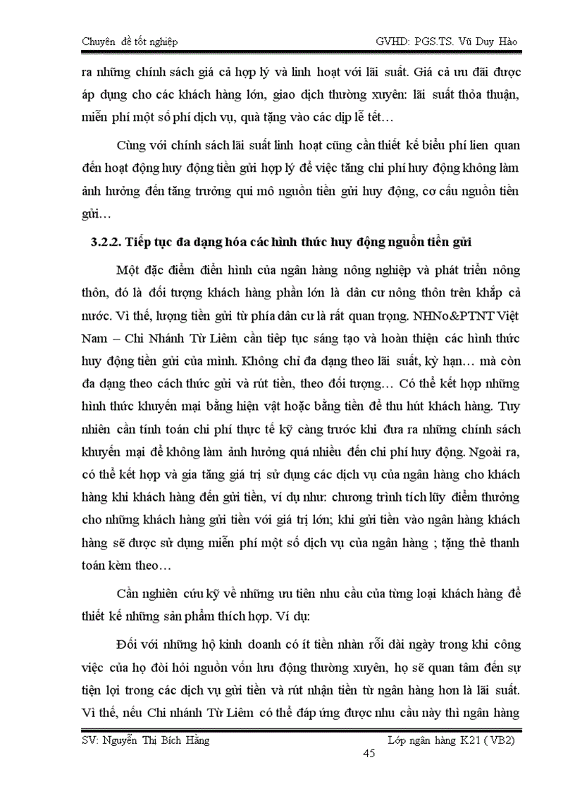 image for page Nâng cao hiệu quả huy động nguồn tiền gửi tại NHNo PTNT Việt Nam Chi Nhánh Từ Liêm