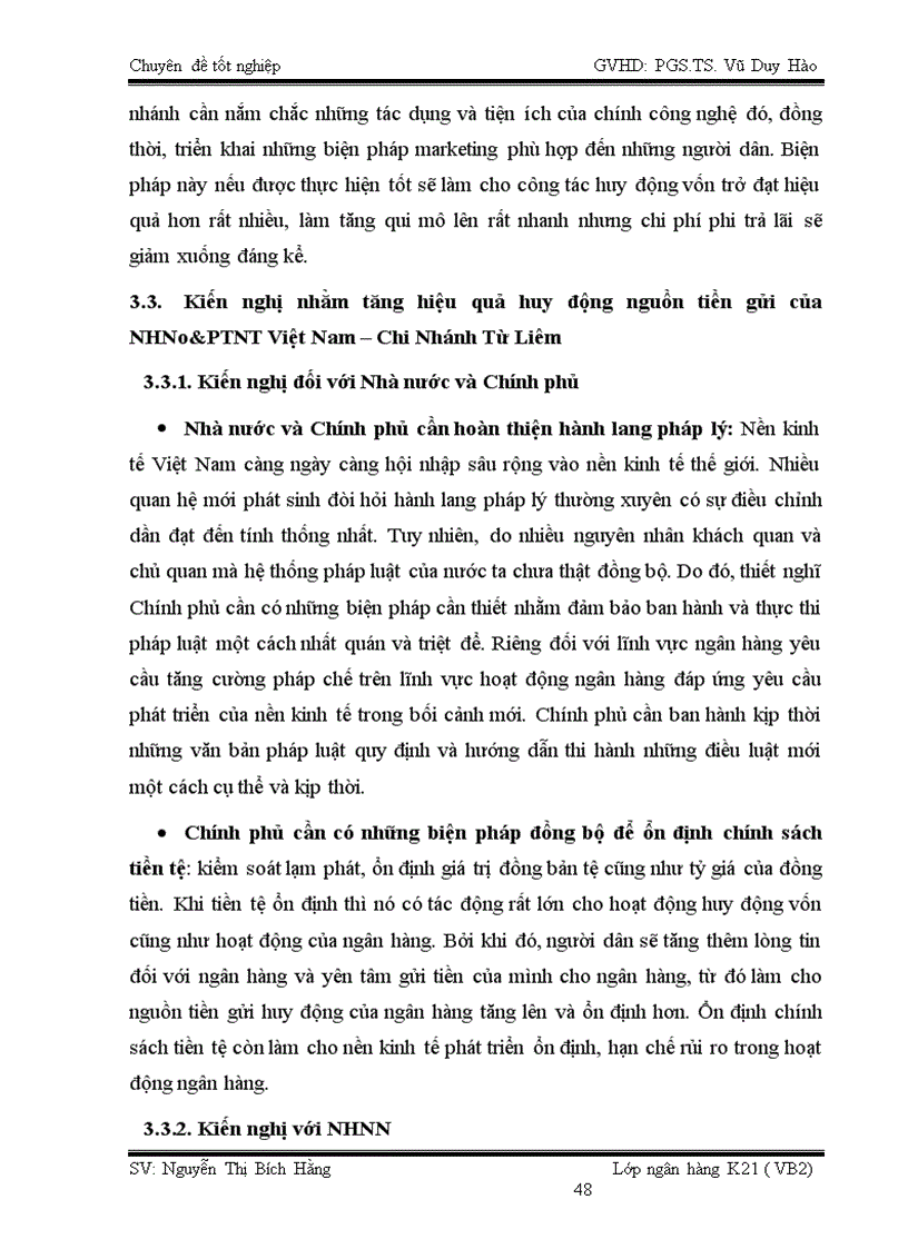 image for page Nâng cao hiệu quả huy động nguồn tiền gửi tại NHNo PTNT Việt Nam Chi Nhánh Từ Liêm