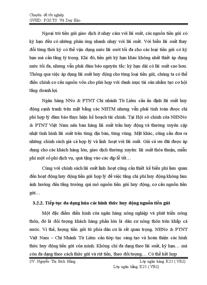 image for page Nâng cao hiệu quả huy động nguồn tiền gửi tại NHNo PTNT Việt Nam Chi Nhánh Từ Liêm